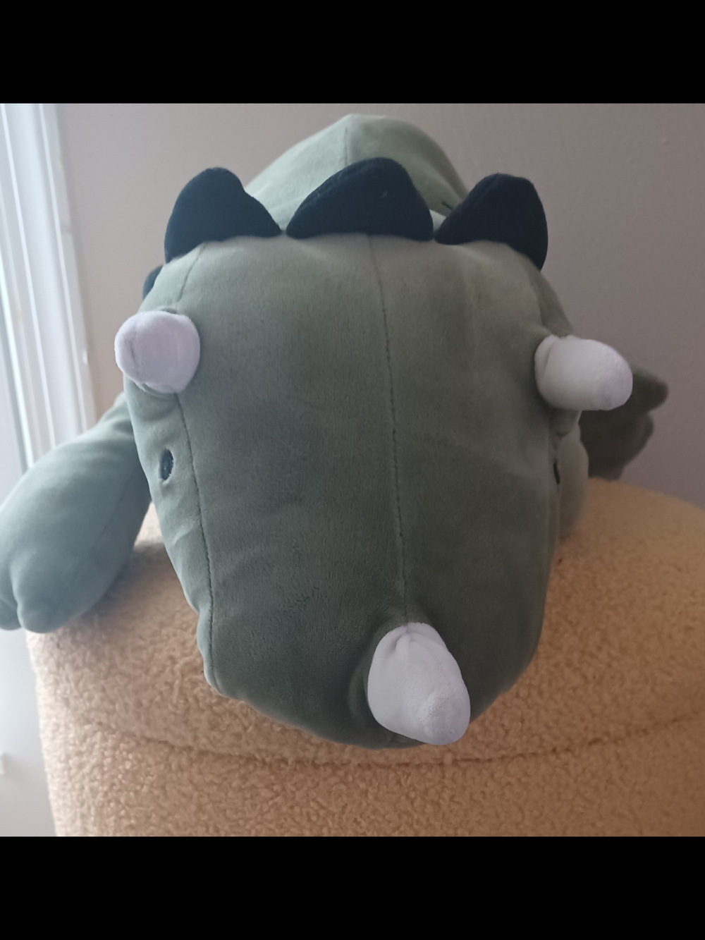 Pillowfort Green Plush Dinosaur Weighted Animal - Picture 7 of 7